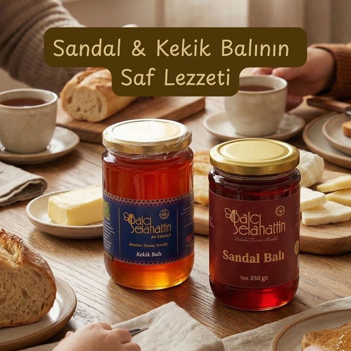 Sandal Balı & Kekik Balı 2’li Avantajlı Paket – Doğal, Katkısız, Toros Yaylalarından Bal