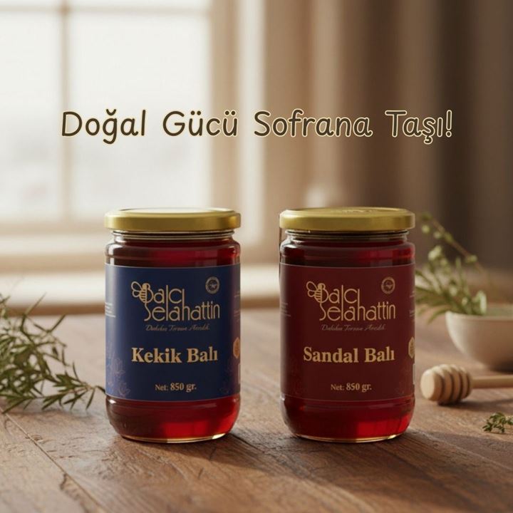 Sandal Balı & Kekik Balı 2’li Avantajlı Paket – Doğal, Katkısız, Toros Yaylalarından Bal