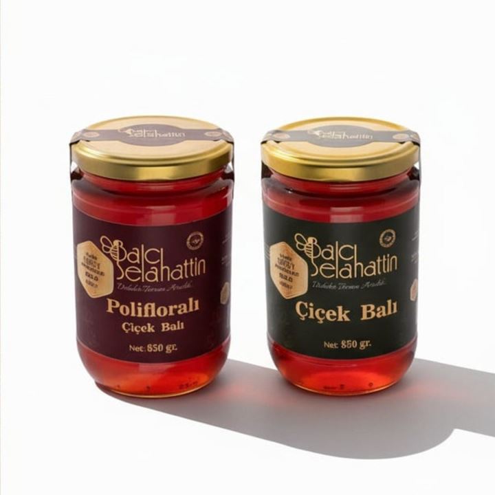 Ödüllü Bal Paketi 2’li – Polifloralı Çiçek Balı 850g + Doğal Çiçek Balı 850g | Paris Altın & Londra Gümüş Madalyalı