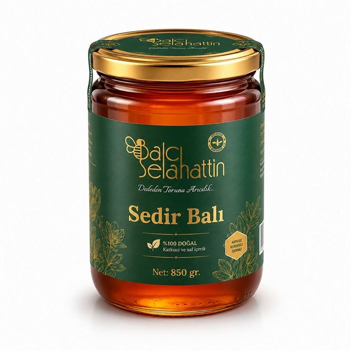 Doğal Sedir Balı 850g - Toroslar Ham Salgı Balı