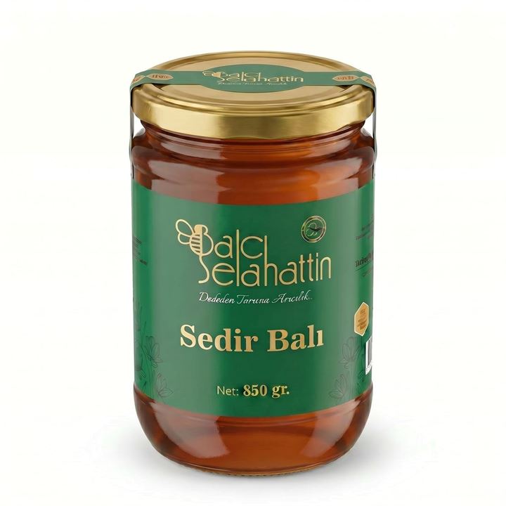 Doğal Sedir Balı 850g - Toroslar Dağlarının Sedir Ağaçlarından Salgı Balı